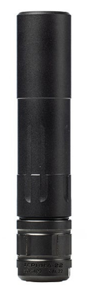 AERO TEPHRA-22 ANODIZED BLK - Suppressors